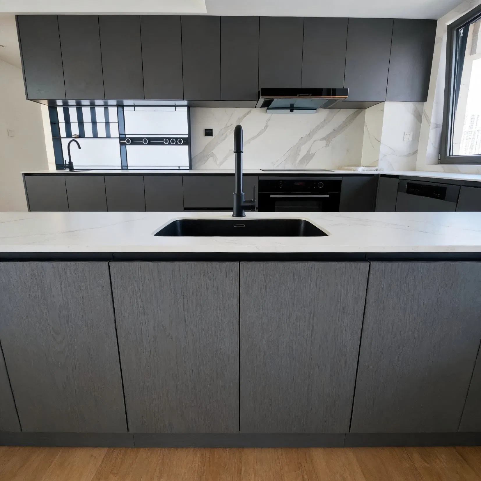OEM Custom Kitchen Cabinet System for Apartment and Housing Projects