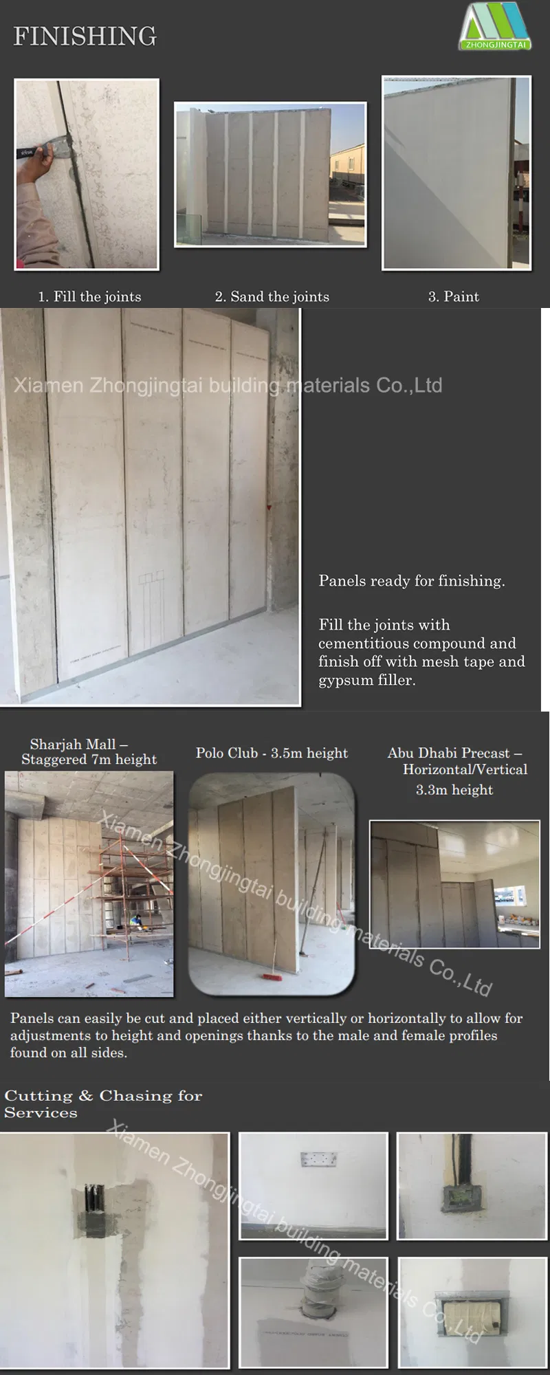 Technical Specification of ZJT Partition Wall
