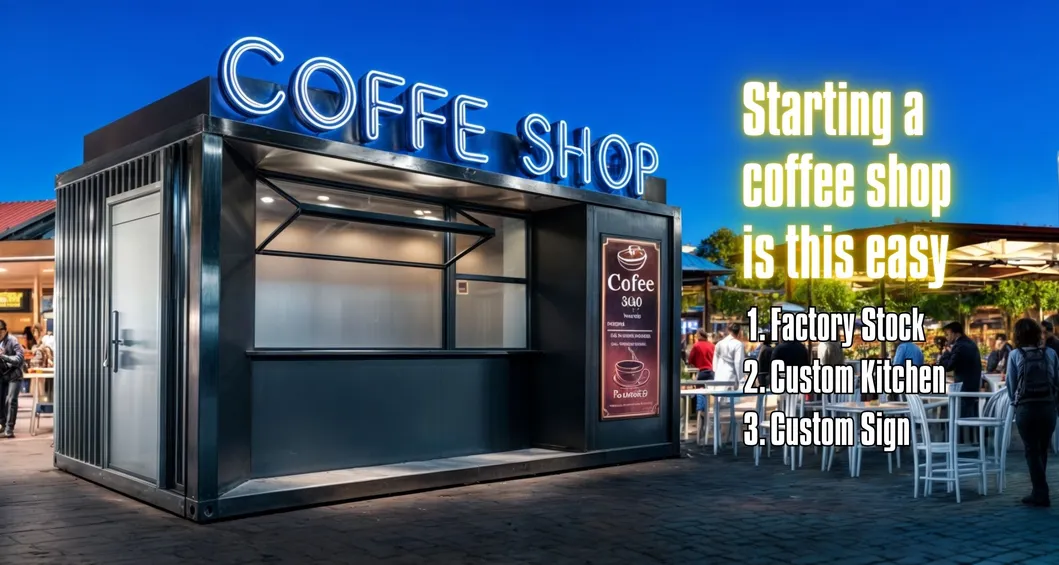 Ready to Use Container Coffee Shop