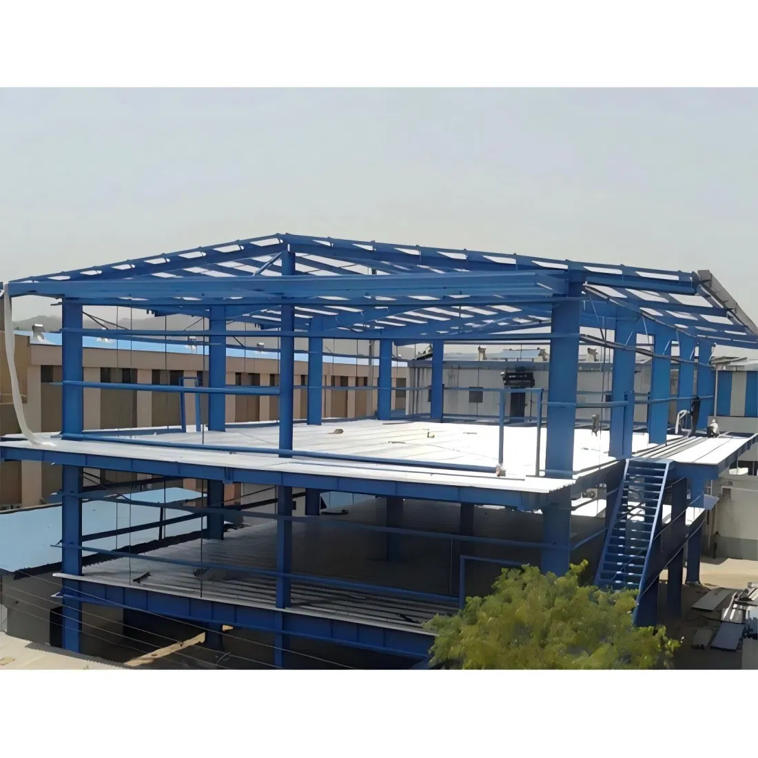 High Space Utilization Multi Storey Steel Structure Building for Factory Warehouse Office and Integrated Industrial Construction