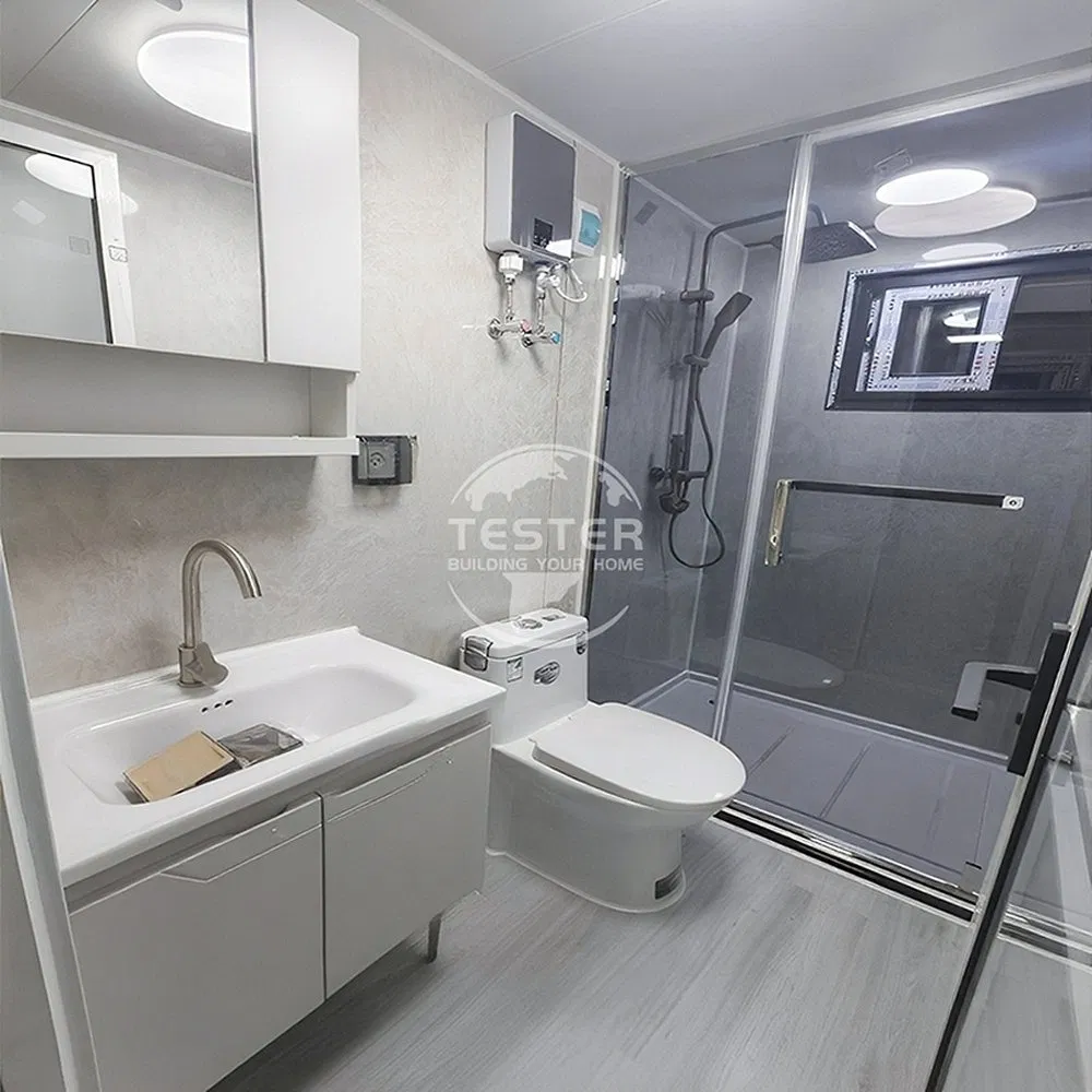 Sandwich Structure Waterproof 40FT Stackable Modular Living Container Tiny House for Urban Residential Spaces