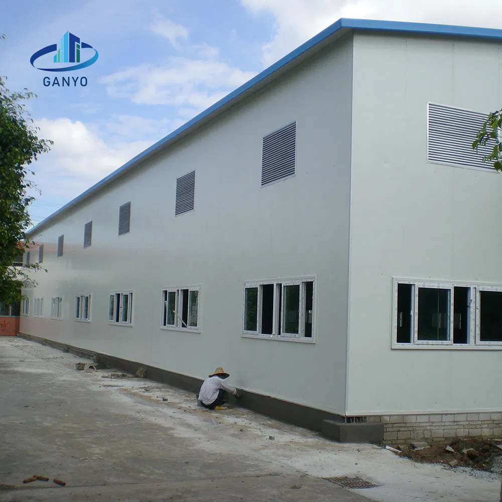 Modern Design Light Steel Frame Prefabricated House Two Storey Luxury Prefab Villa Steel Structure