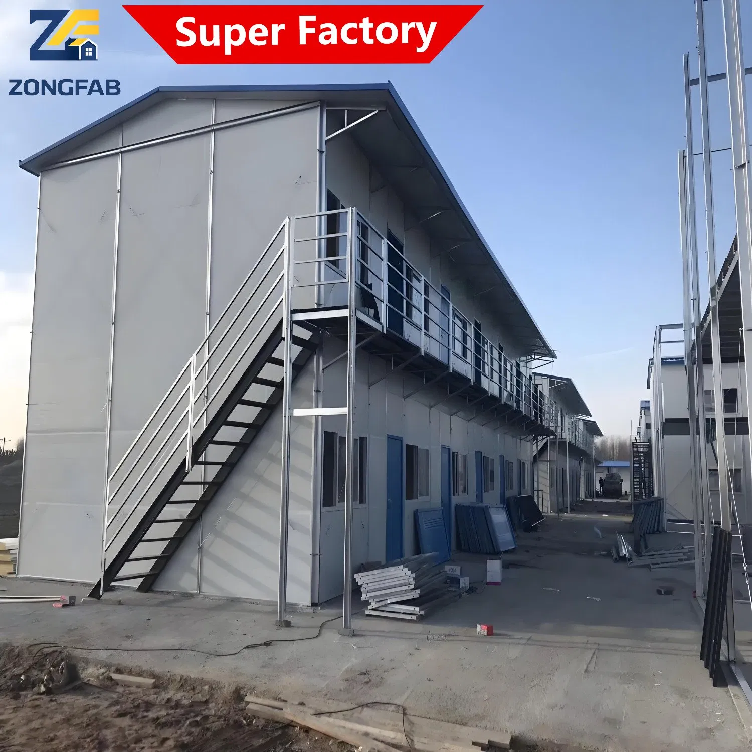 Easy Install Modular Sandwich Panel Cabin for Temporary Camps and Worker Housing Needs