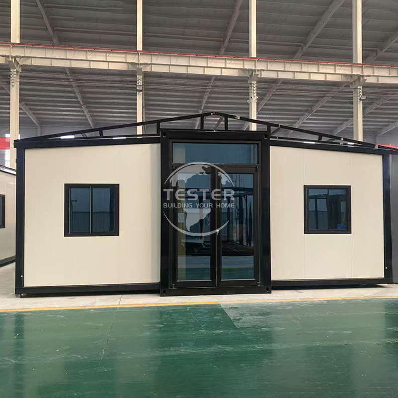 Custom Luxury Prefab Office Modules Expandable Container Houses Mobile Modular Living Spaces