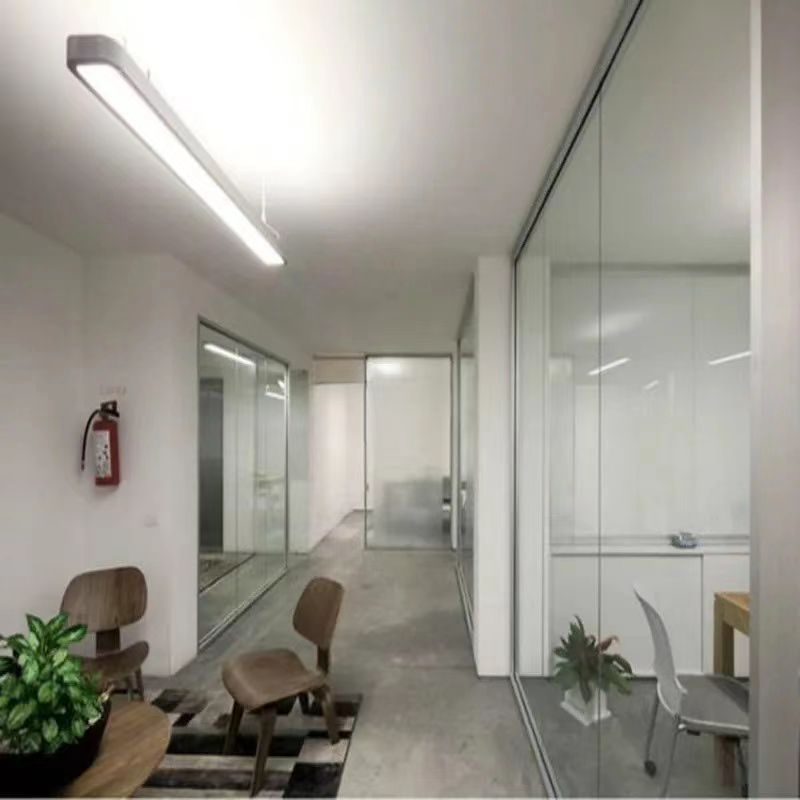Modern Design 12mm Modular Prefab Office Partition Walls Interior &Exterior Walls with Casement Door