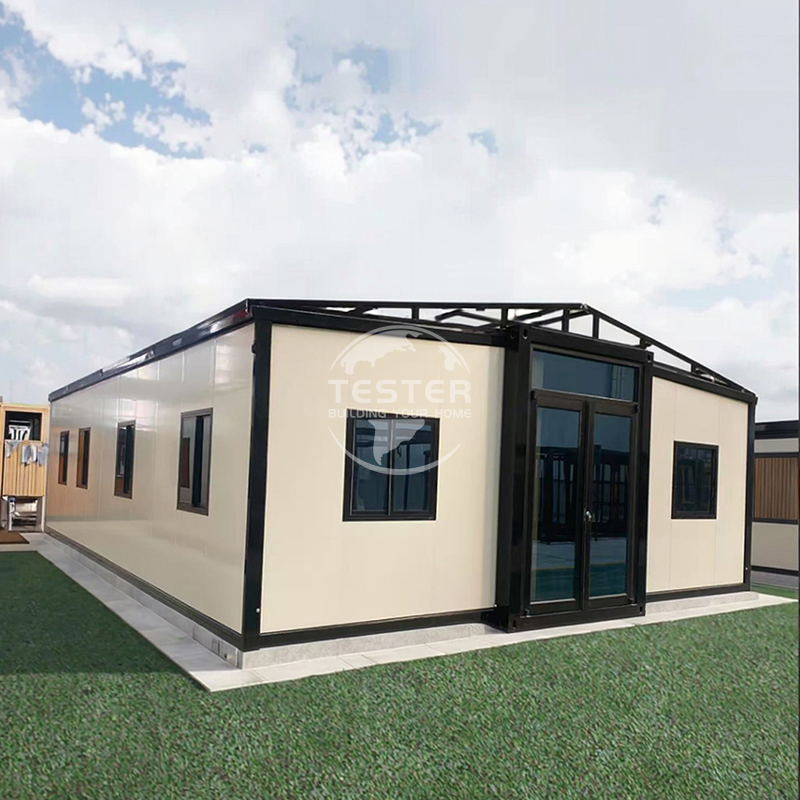 Custom Luxury Prefab Office Modules Expandable Container Houses Mobile Modular Living Spaces