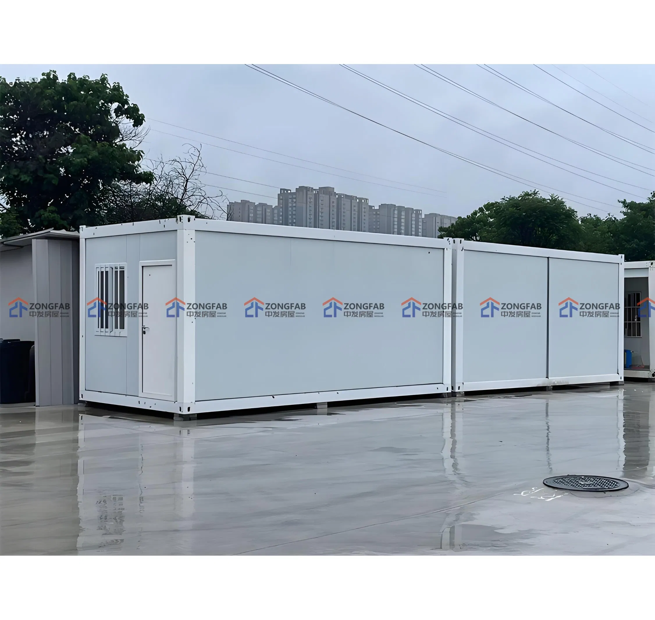 Prefab Modular Temporary Building House Container Casa Contenedor Prefabricada Casa Housing Project Office Modular Steel Worker Camp