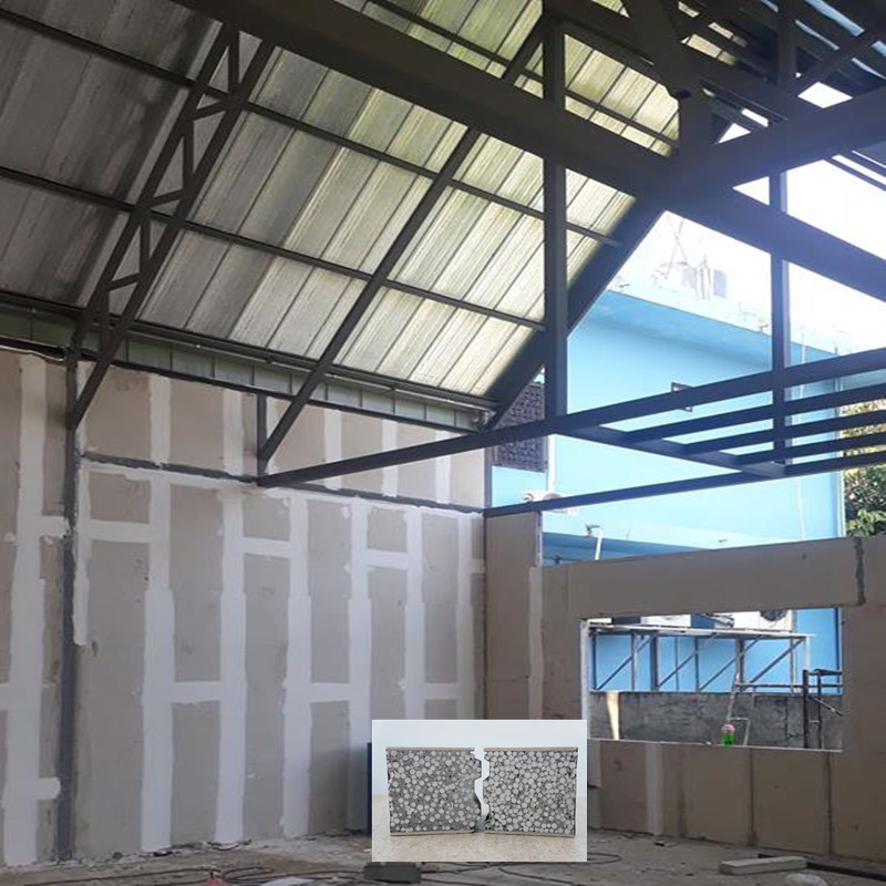 Sound Absorption Thermal Insulation Saving Cost EPS Sandwich Interior Wall for Hotel