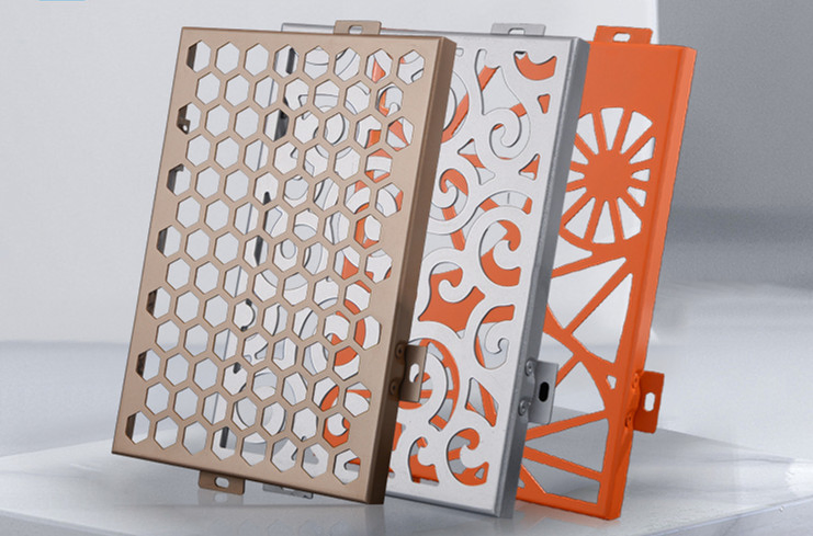 Aluminum Sheet 3mm Building Material Facade Cladding Exterior Accessories Prefab Laser Ventilated Curtain Wall