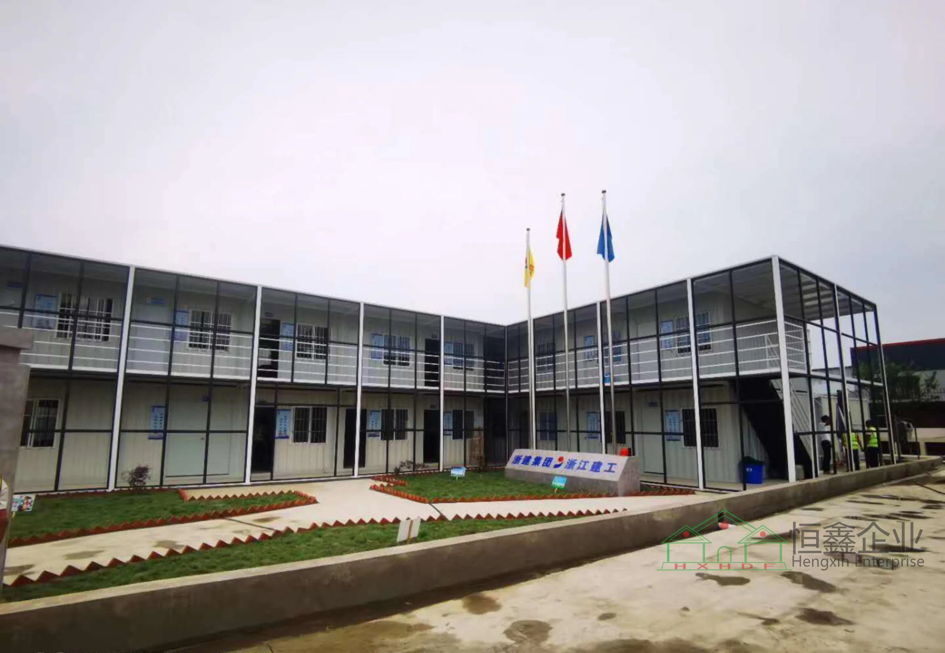 Robust Portable Home Structure Featuring Built-in Toilet Solution