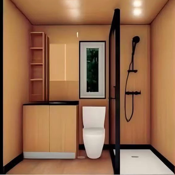 Transportable Apple Cabin Steel Frame Modular Warehouse Prefab Unit