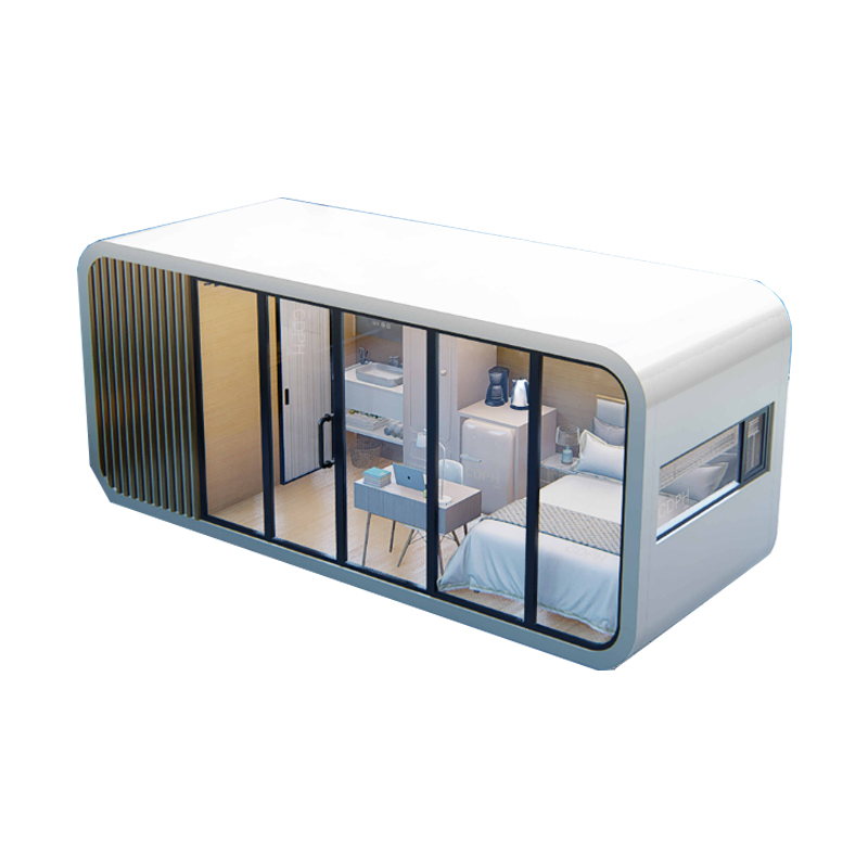 Designer Apple Cabin Galvanized Steel Prefab System with Bathroom