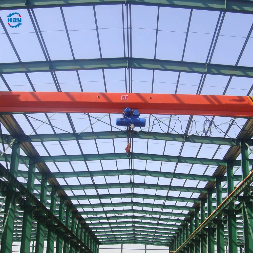 Integrated Light Duty Steel Structure Building and 10 Tons Crane Manufacturer
