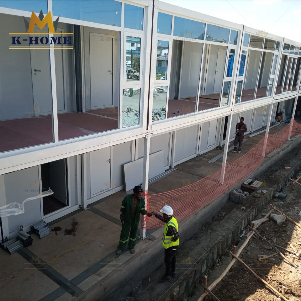 Fast Construction Portable Modular Accommodation Units in Ethiopia
