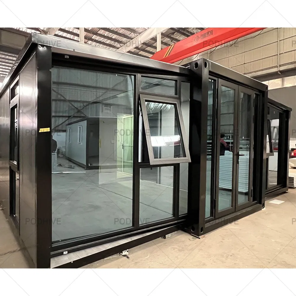 20FT/40FT Portable Container Houses, 1/2/3/4/5bedroom Prefab Expandable Foldable Homes