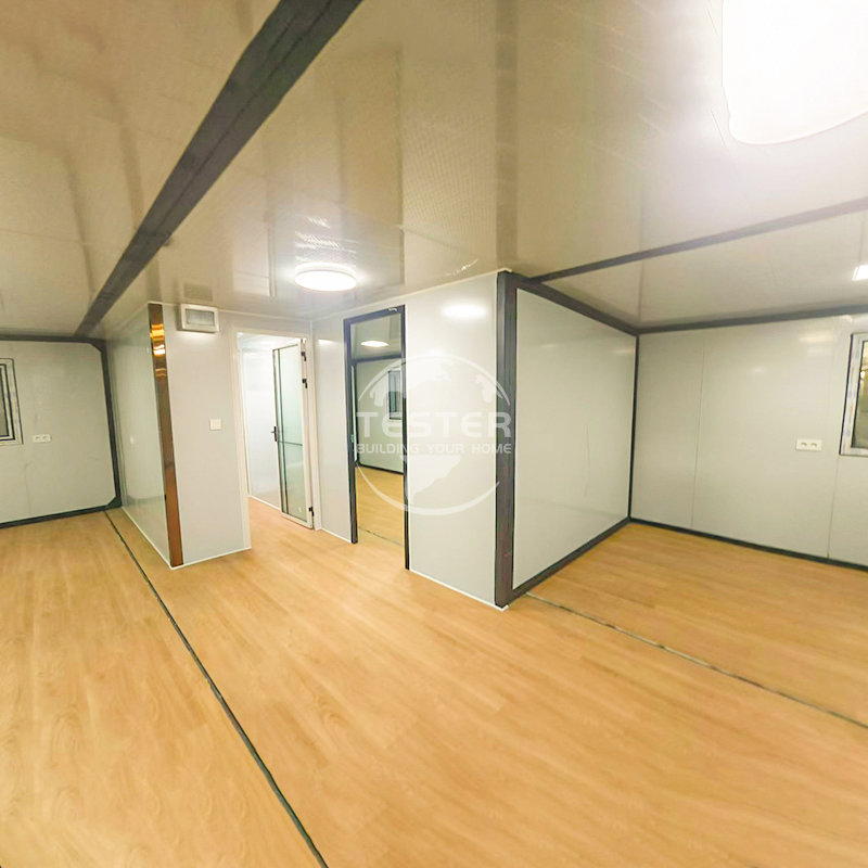 Custom Luxury Prefab Office Modules Expandable Container Houses Mobile Modular Living Spaces