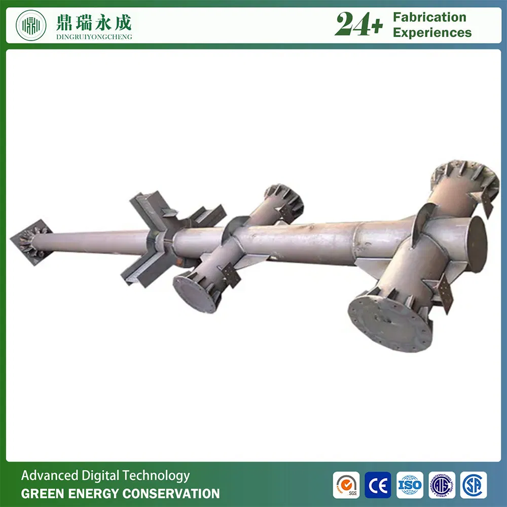 Welded Steel Structure with Difficult Process Steel Components