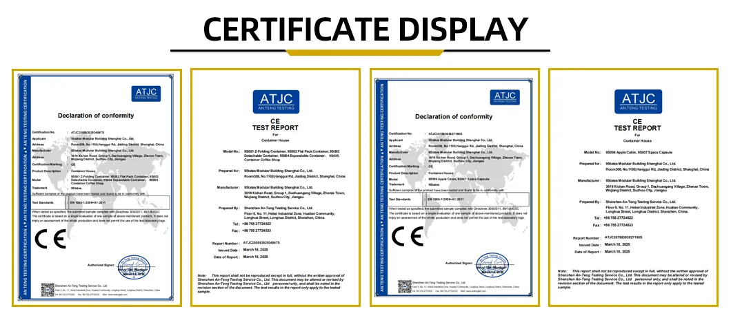 Quality Certificates
