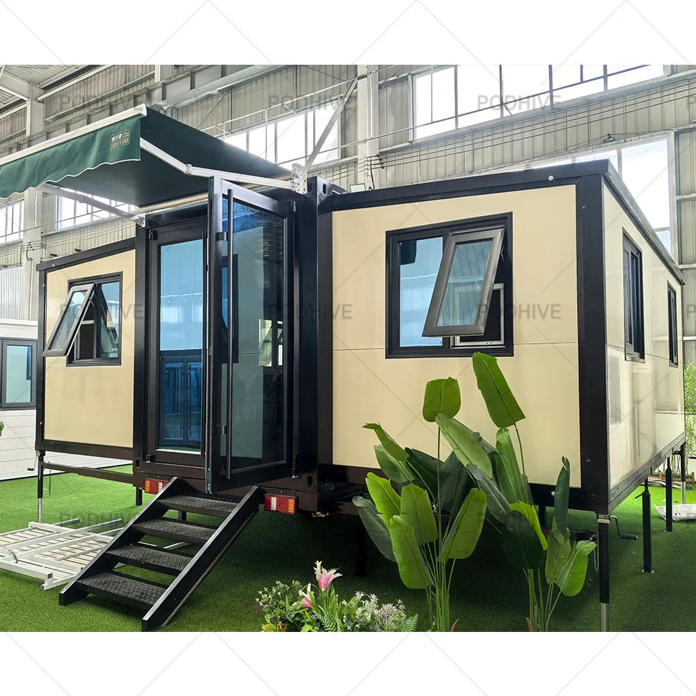 20FT/40FT Portable Container Houses, 1/2/3/4/5bedroom Prefab Expandable Foldable Homes