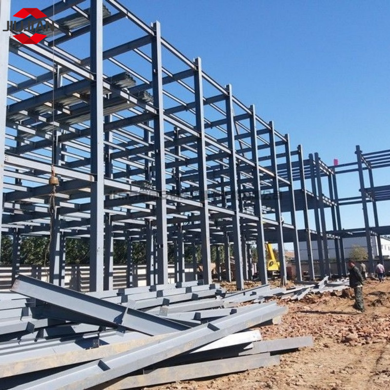 Steel Structure Multi Storey Frame Building Workshop for Sale