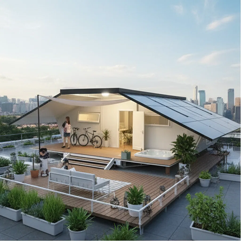 Luxury Transportable High-Quality Modularized Folding and Expandable Container House