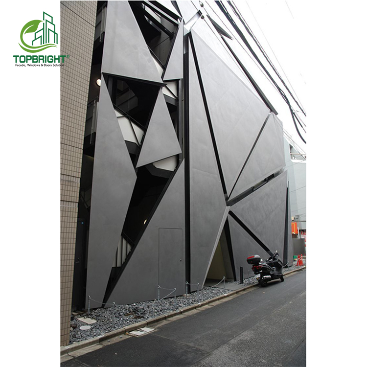 Manufacturers Building Glass Exterior Decoration Metal Perforated Facade Prefab Laser Ventilated Facades Aluminum Curtain Wall
