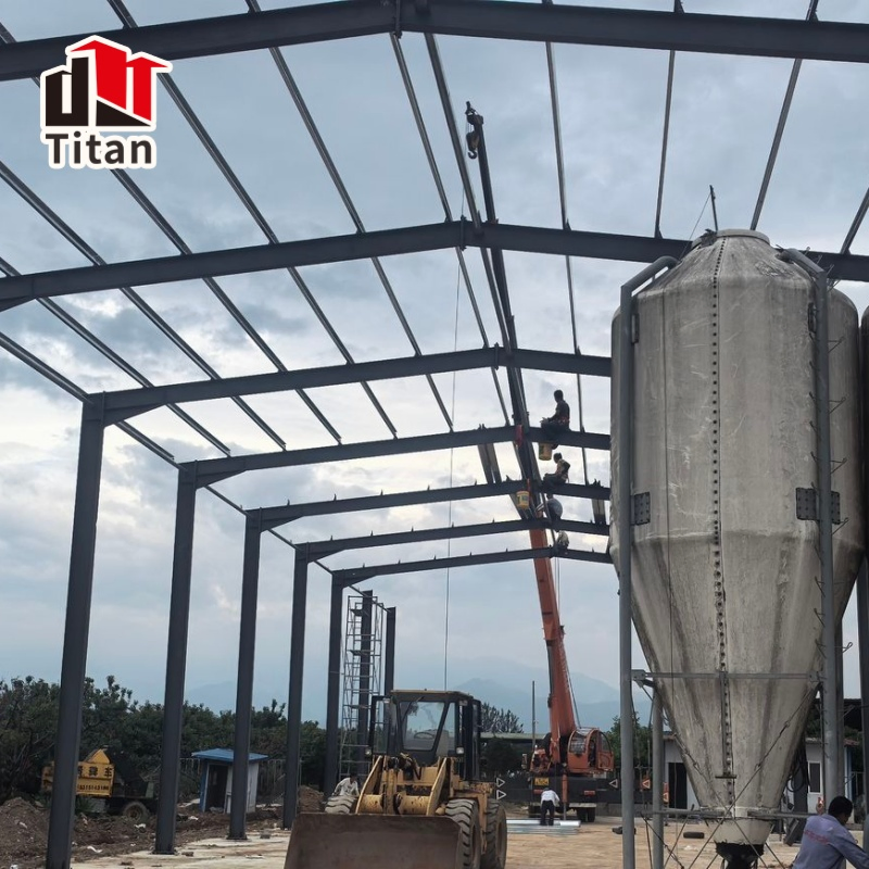 Height Integrated Crane Lifting Heavy Industrial Prefabricated Steel Structure Building