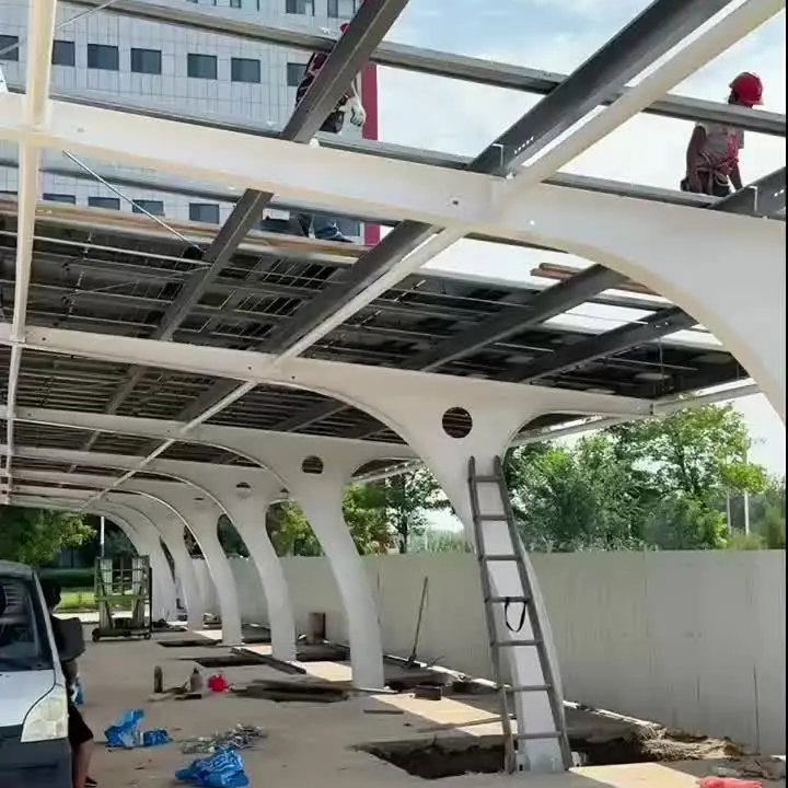 Building Integrated PV Structurenoise Barrier Solar Integration