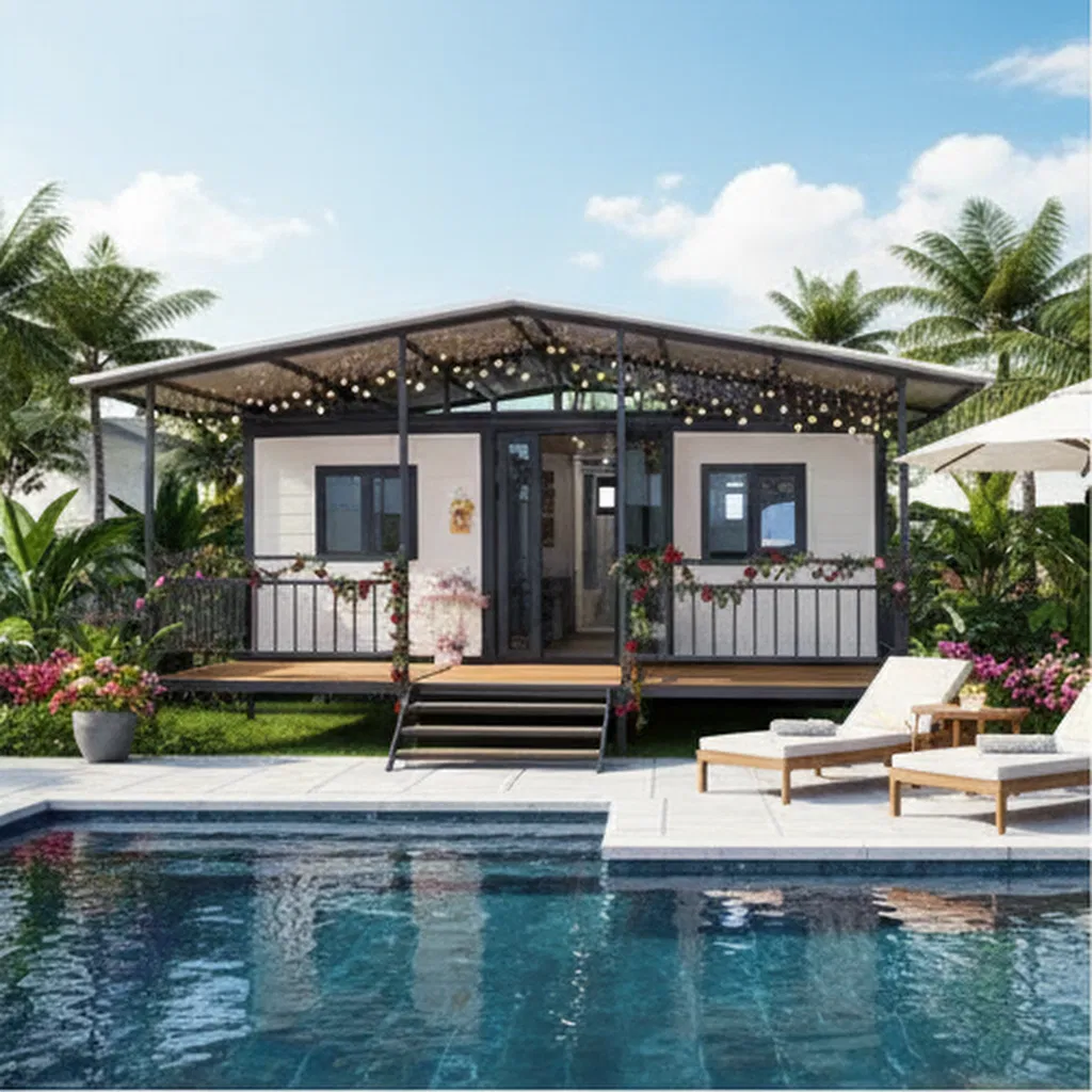 Luxury 20FT Modern Tiny House Casas Prefabricadas Mobile Homes House 2 Bedroom Container Homes