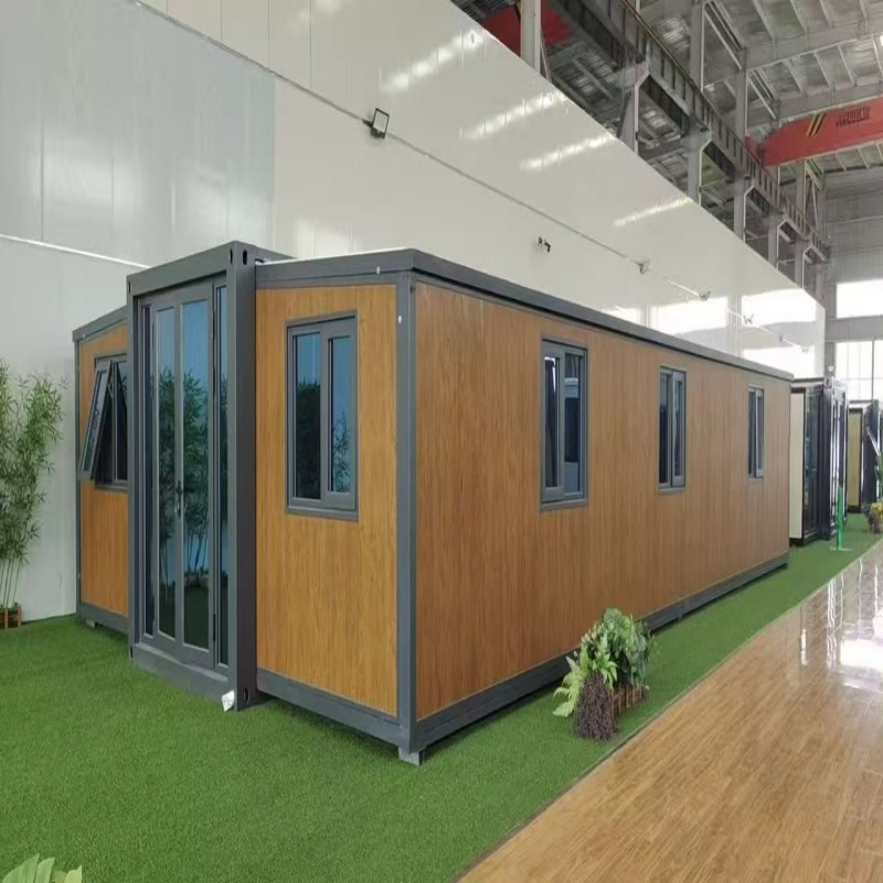 Prefabricated Expandable and Collapsible Fast Installation Bathroom Fitted Container Home