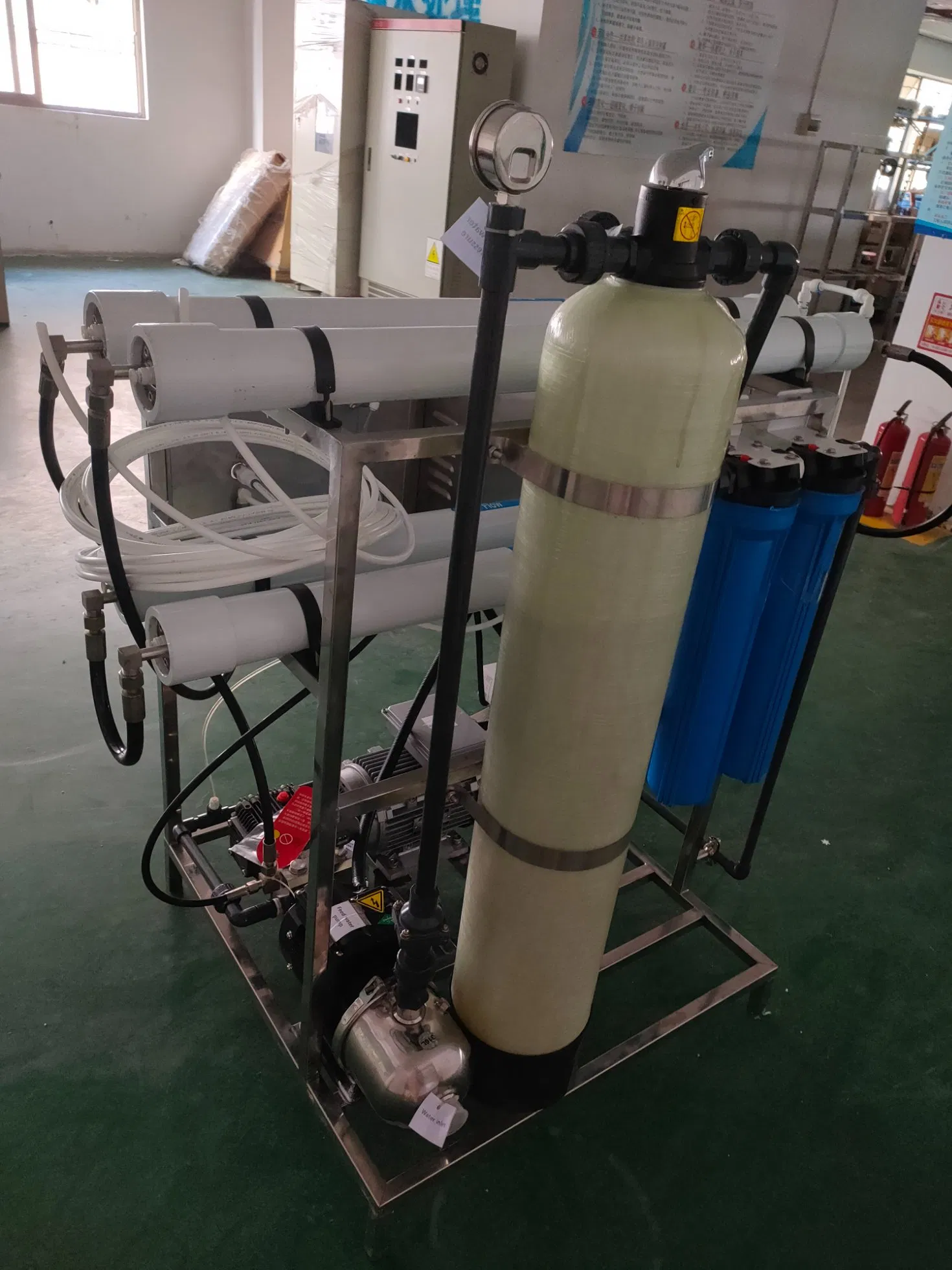 Portable Saltwater Desalination System for Drinking