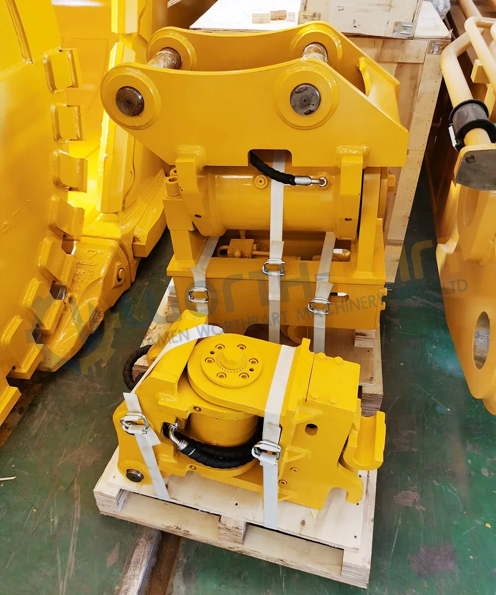 Mini Excavator Hydraulic Tilt Rotator Tilting &amp; Rotating Quick Hitch Coupler, Mini Excavator Power Tilt Rotating Quick Hitch