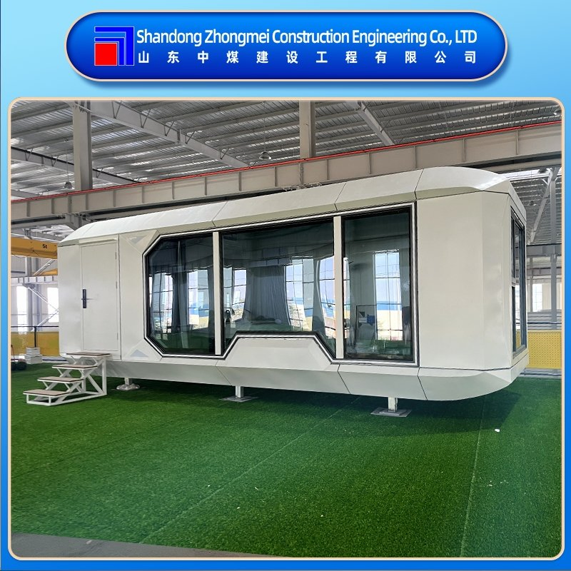 Smart Space Capsule House Pod Cabin Mobile Home Mini Portable Prefab House Space Capsule Home Capsule Energy Efficient