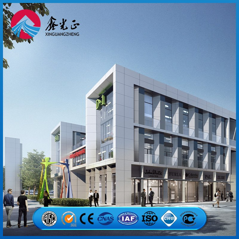 Integrated Structural Stability Pipeline Fixing Support Unit Metal Prefab/Prefabricated Steel Structure Multi-Story/High-Rise Office Building