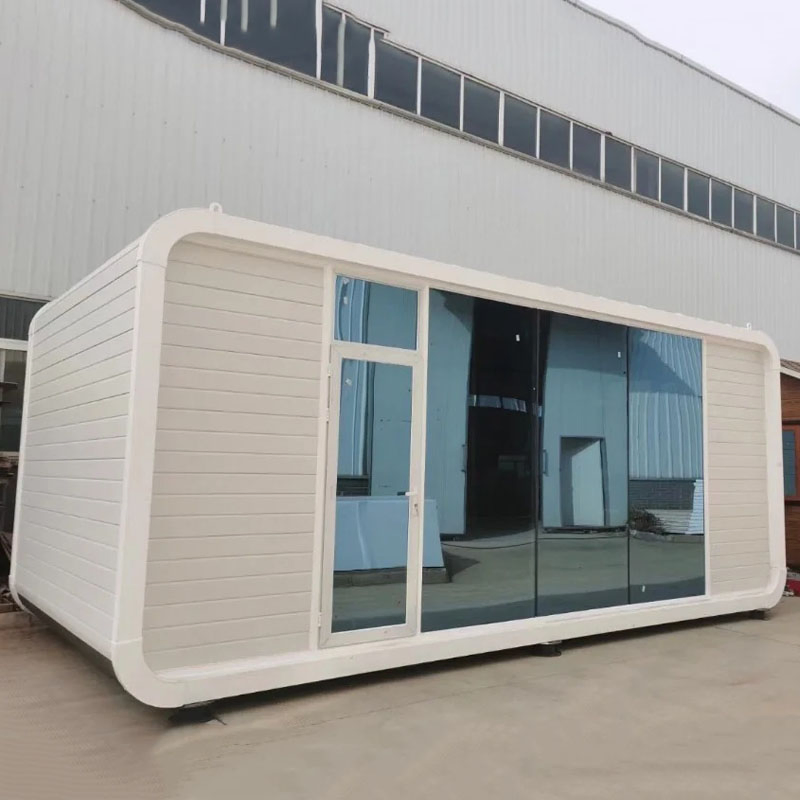 Transportable Apple Cabin Steel Frame Modular Warehouse Prefab Unit