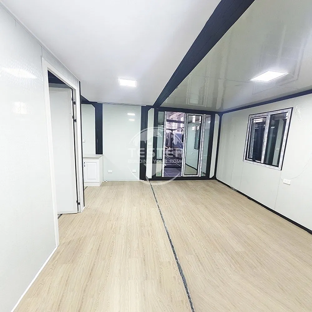 Anti-Seismic Sandwich Panel 40FT Prefab Modular Mobile Eco Container Home with Temporary Shelter Units