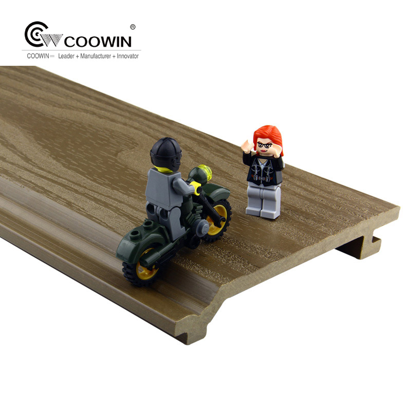 Prefab Decorative Fireproof Weather Resistant WPC Cladding Wall