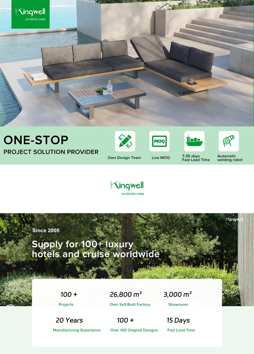 Outdoor rocking chair