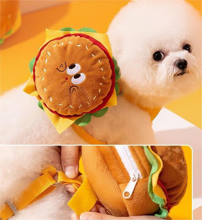 Pet Self-Backpack Dog Harness Is Comfortable and Not Stiff