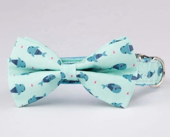 Hanyang Custom Fashion Accessories Bow-Tie Adjustable Pet Bowtie Dog Bow Tie