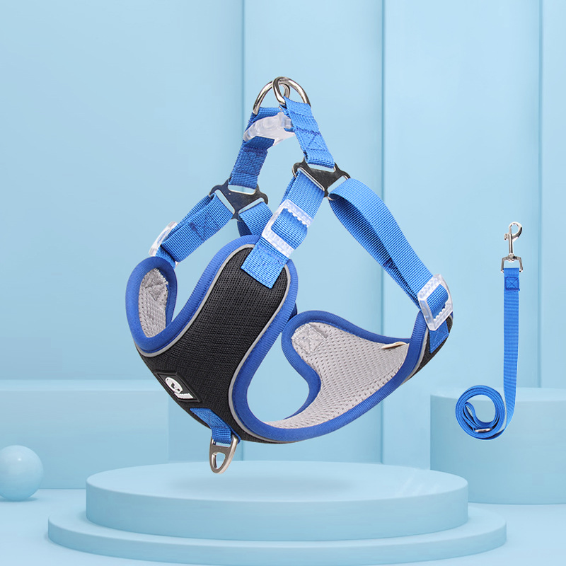 New Pet Traction Rope Breathable Mesh Dog Chest Strap Small and Medium-Sized Dog Pet Chest Strap