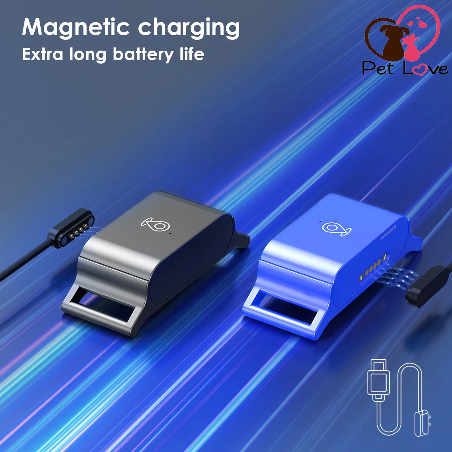 Pet GPS Tracker 4G Multi-Mode Locator Electronic Fence