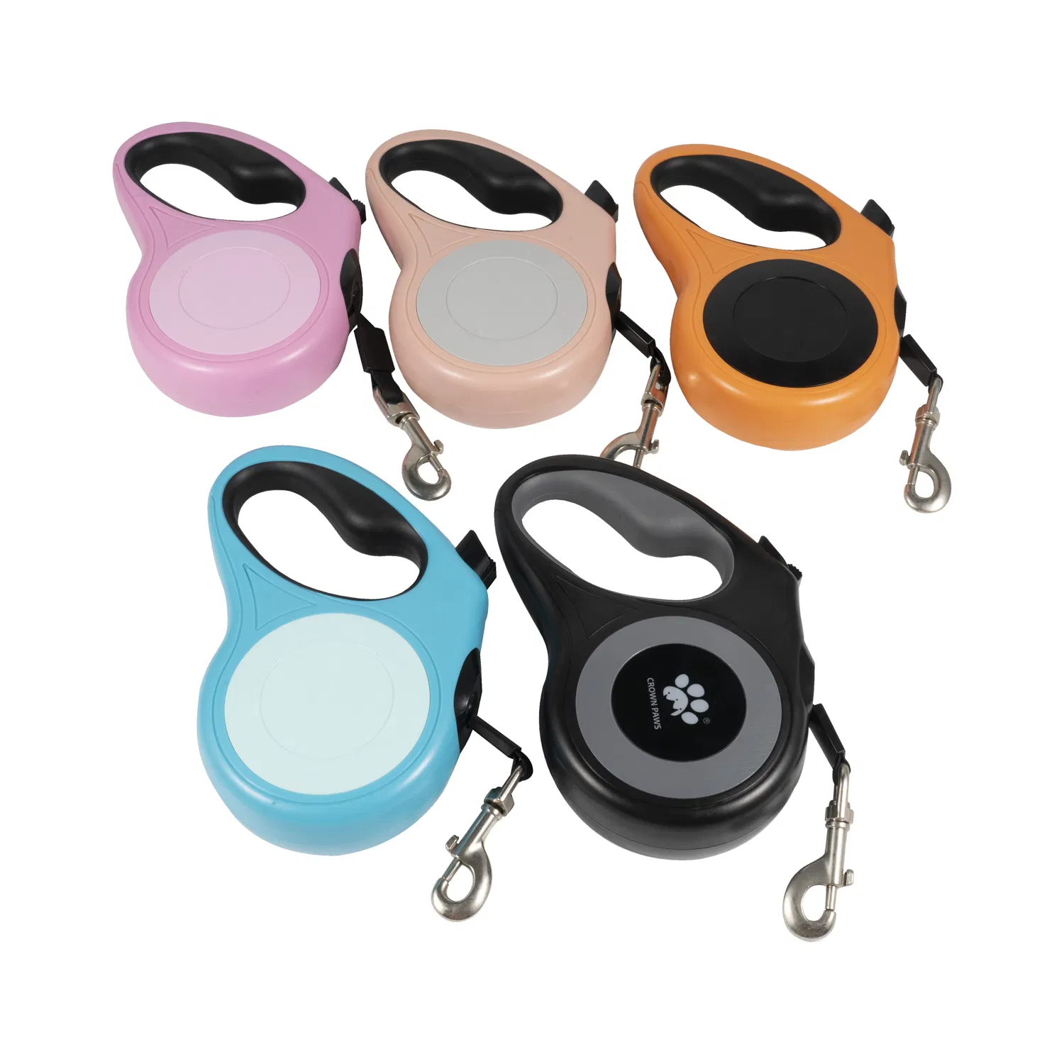 2025 Good Automatic Retractable Durable Custom Nylon Lead Pet Dog Leash for Outdoor Travel Walking Hiking Dog Leashes