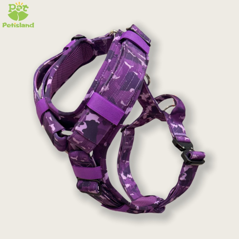 Upgraded Dog Harness with Detachable Padding Adjustable H-Shape Pet Harness for Training Walking Durable and Comfortable Design