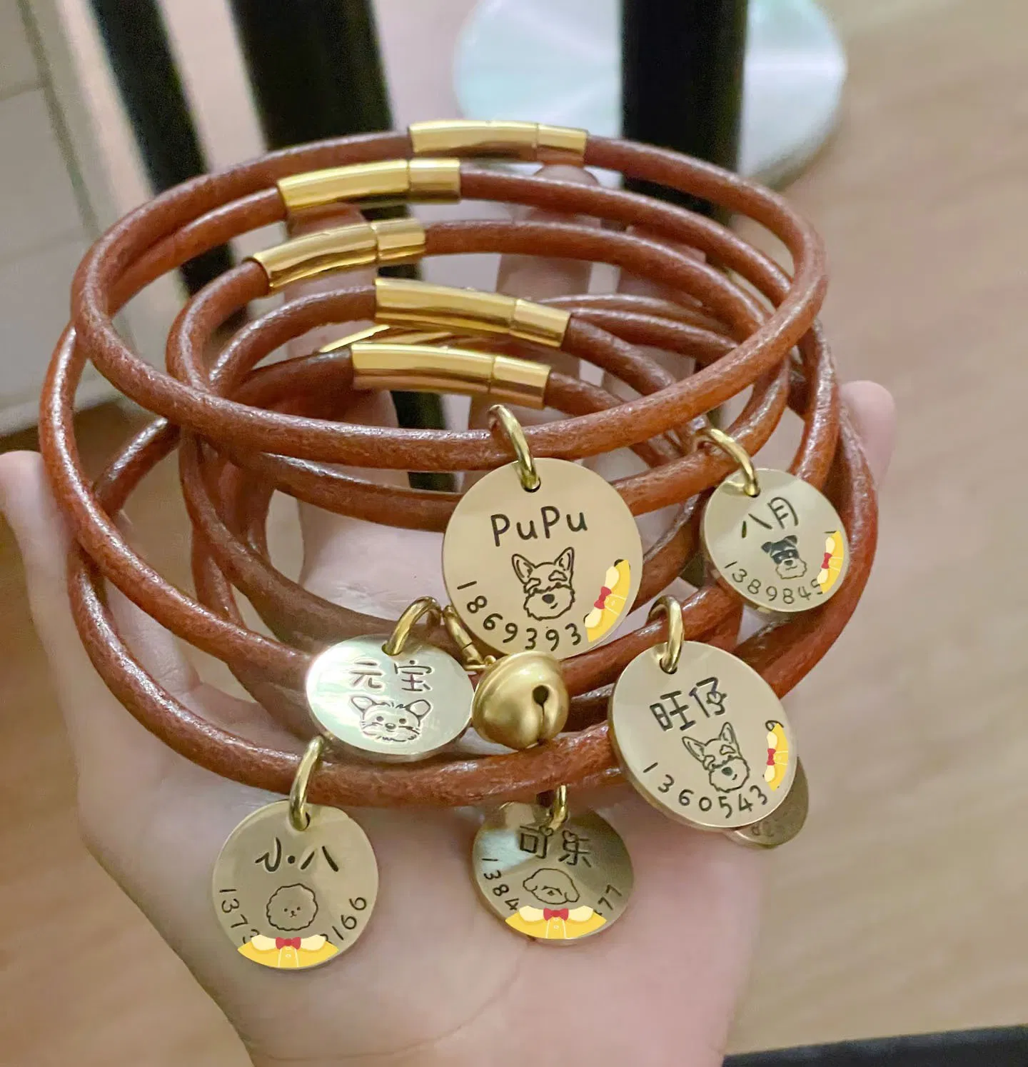 Customized Personalized Metal Pet Tag Pets Name Qr Code ID Dog Tags