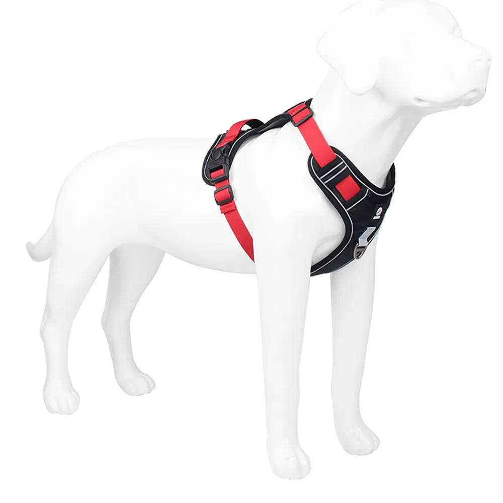 Premium Drop Shipping Adjustable Soft Padded Colorful New Design Dog Harness Safety Harnesses Backpack Dog Harness