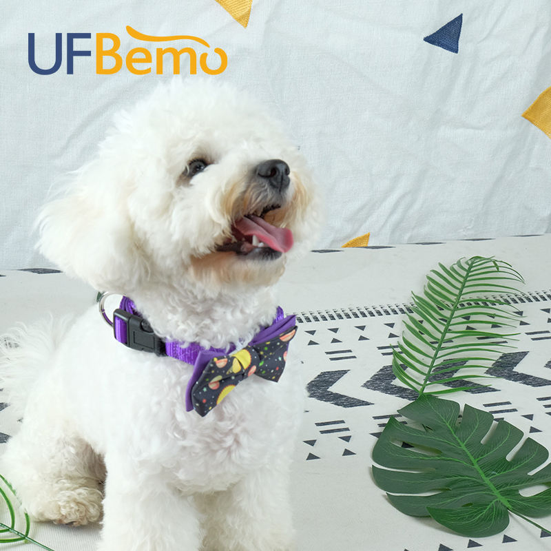 OEM Detachable Multiple Colorful Print Pet Cat Dog Bow Tie Accessories Dog