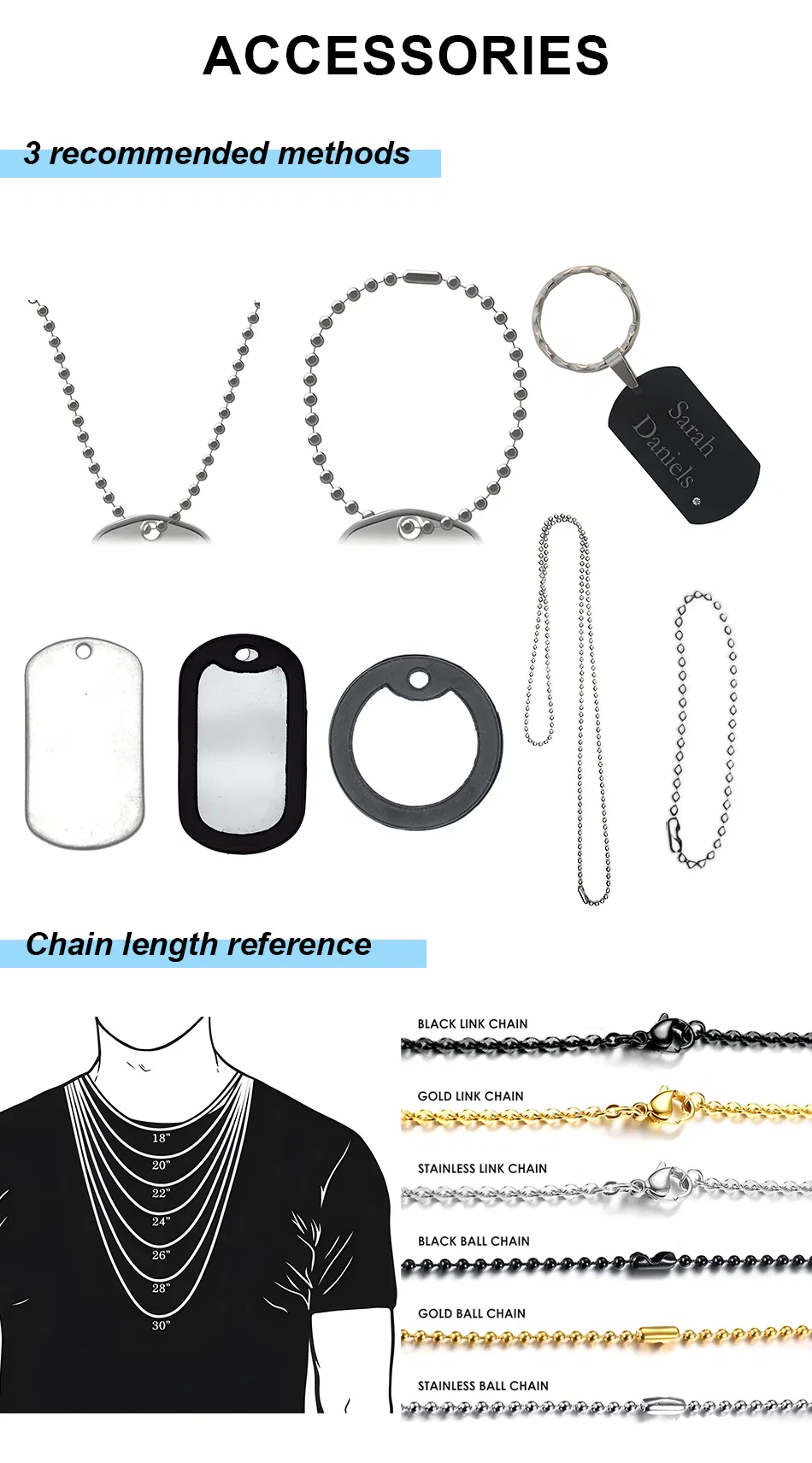 Tactical Metal Dog Tag