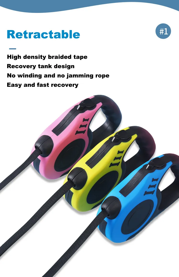 Automatic Retractable Dog Leash 2