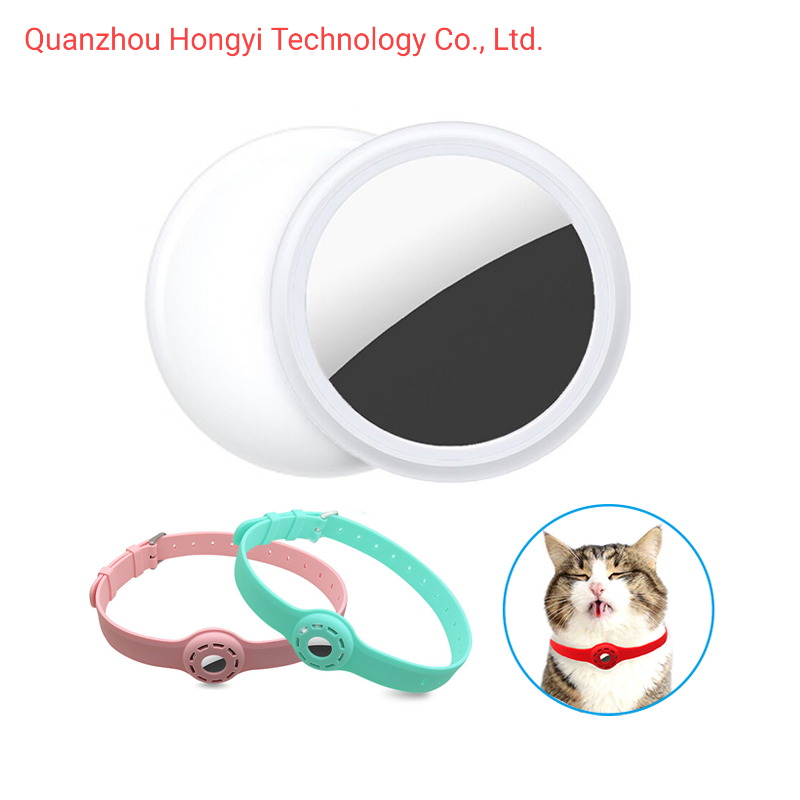 4.0 Anti Lost Wireless GPS Mini Light Weight Locator Tracking Silicone Airtag Cat Dog Air Tag Tracker Pet Collar